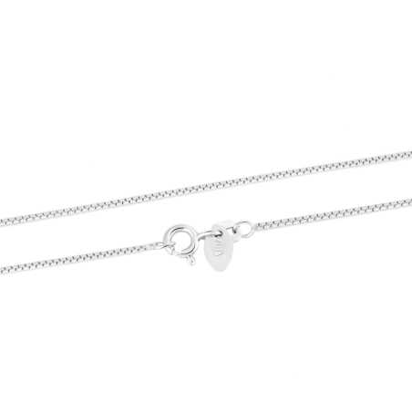 Nadčasový stříbrný řetízek Kostka/Venezia AG1058 CH Beneto Exclusive / Délka: 45 cm