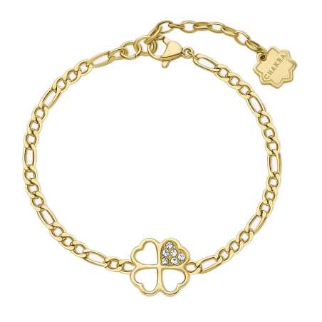 Pozlacený náramek pro štěstí Chakra BHKB142 Brosway