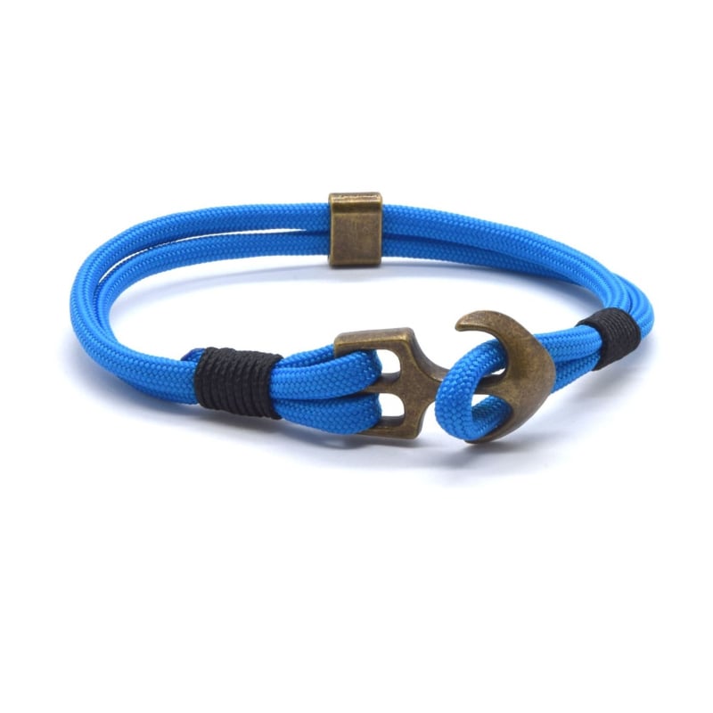 Modrý paracord náramek s kotvou Anchor Cordell Modrý paracord náramek s kotvou Anchor Cordell
