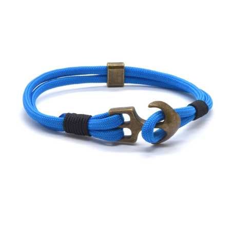 Modrý paracord náramek s kotvou Anchor Cordell