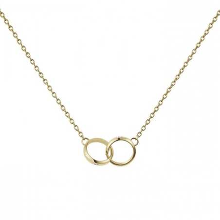 Krásný pozlacený náhrdelník s krystaly Classic Lumine DW00400353 Daniel Wellington