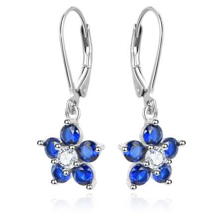 Okouzlující stříbrné náušnice se zirkony AGUC3337 Beneto