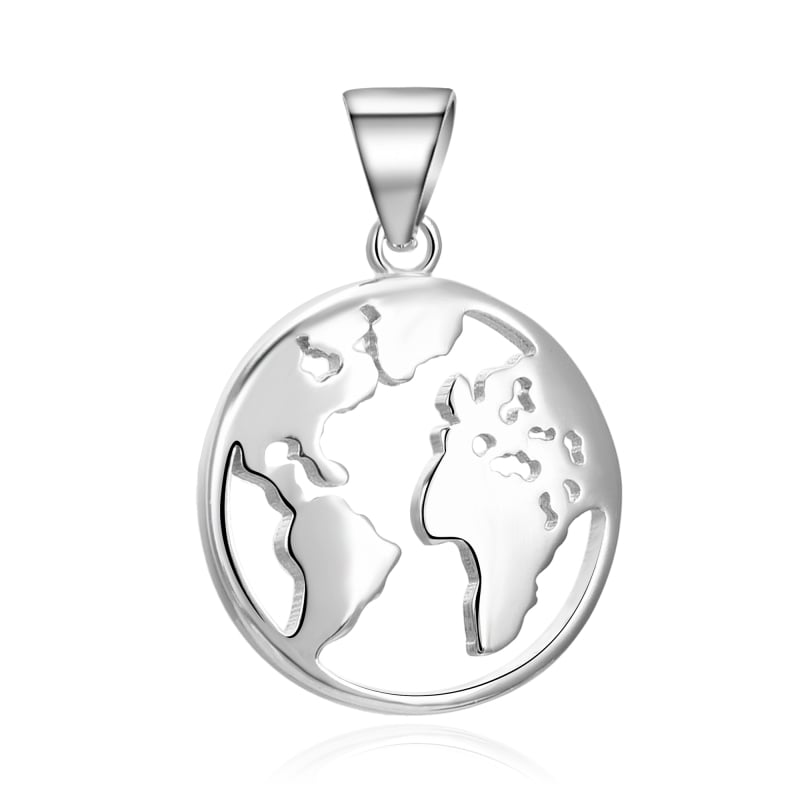 Originální stříbrný přívěsek Země AGH736 Beneto