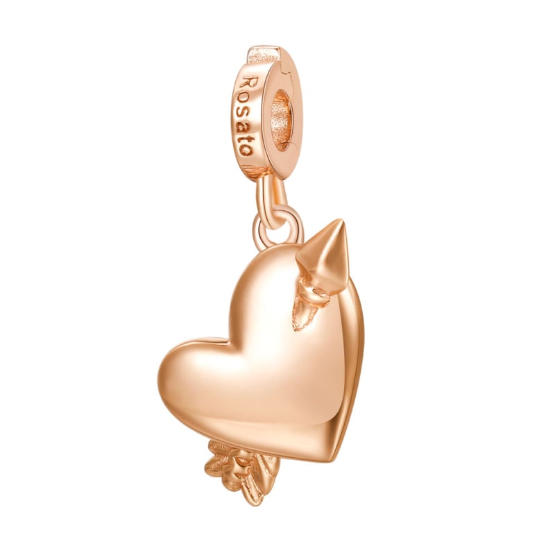 Půvabný bronzový přívěsek Srdce Storie RZ156 Rosato