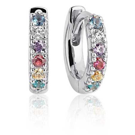 Nadčasové kruhy s kubickými zirkony Ellera SJ-E1066-CZ Sif Jakobs / Průměr: 2 cm