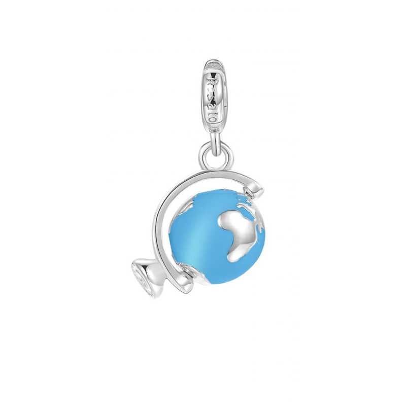 Moderní stříbrný přívěsek Globus Storie RZ193R Rosato