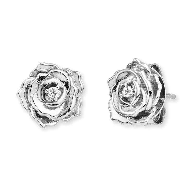 Něžné stříbrné náušnice Růže ERE-ROSE-ZI-ST Engelsrufer Něžné stříbrné náušnice Růže ERE-ROSE-ZI-ST Engelsrufer