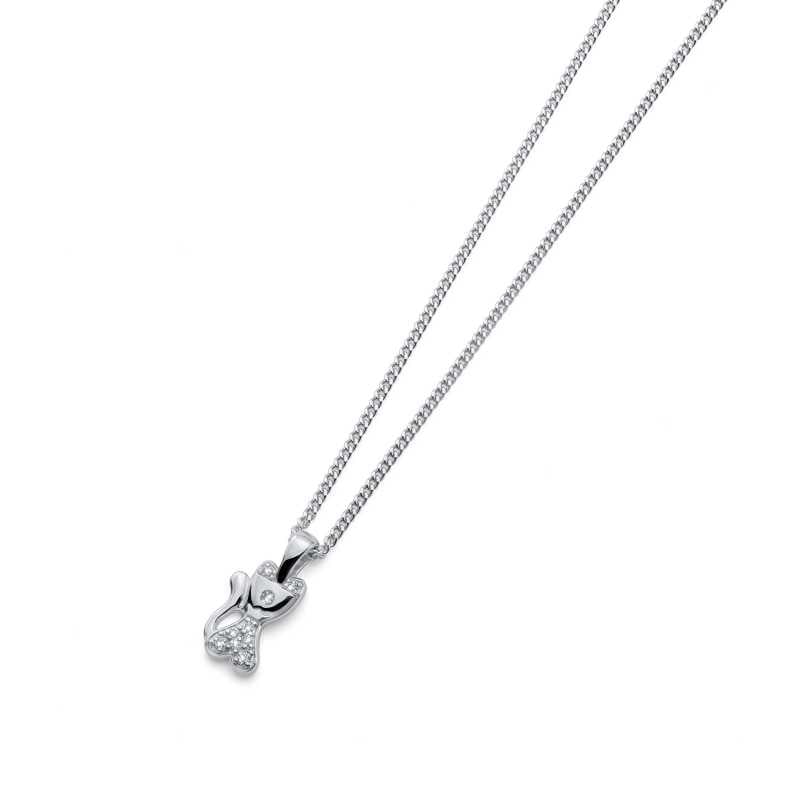 Krásný náhrdelník Kočka se zirkony 61261 Oliver Weber Krásný náhrdelník Kočka se zirkony 61261 Oliver Weber