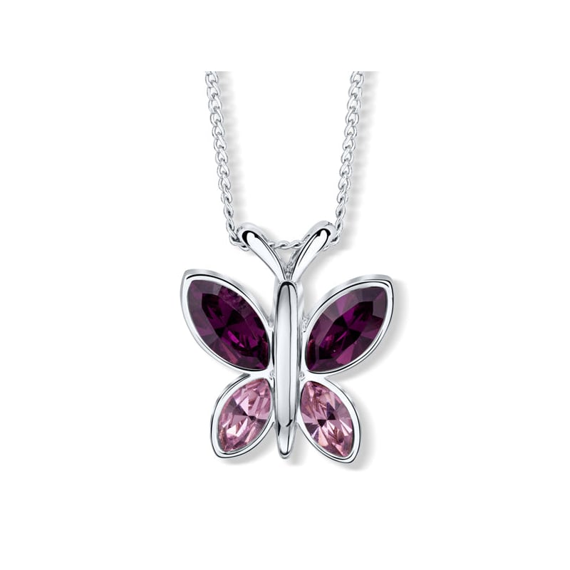 Slušivý náhrdelník Motýl 30297.MVI.R Crystalp Slušivý náhrdelník Motýl 30297.MVI.R Crystalp