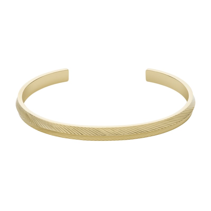 Elegantní pozlacený náramek Harlow JF04117710 Fossil