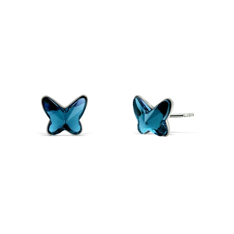 Půvabné stříbrné náušnice Motýlek 40337.DBL.S Crystalp Půvabné stříbrné náušnice Motýlek 40337.DBL.S Crystalp