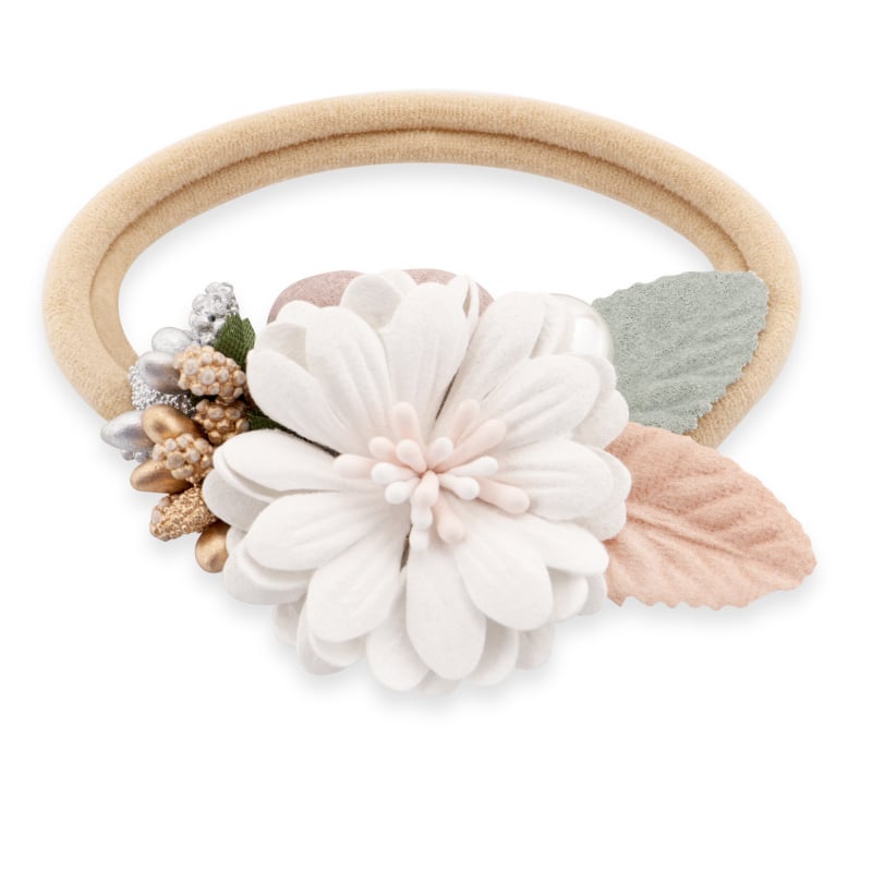 Slušivá gumička do vlasů ve tvaru květin Troli