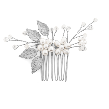 Půvabný hřebínek do vlasů s perlami Troli