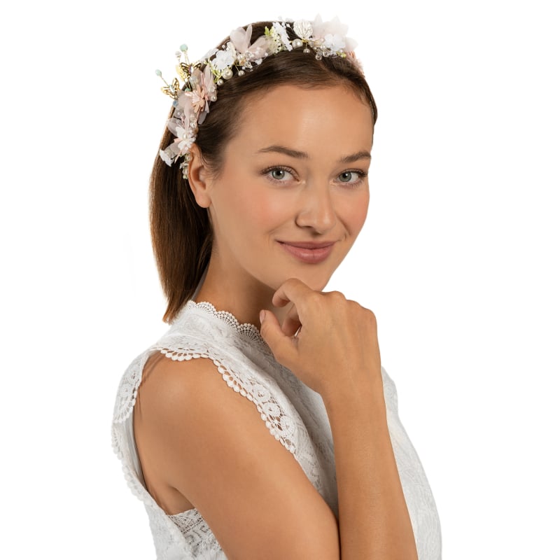 Květinová čelenka do vlasů Troli Květinová čelenka do vlasů Troli