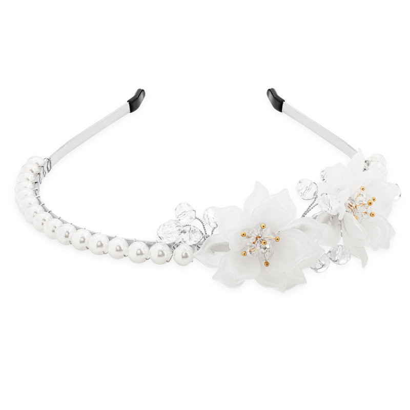 Perlová čelenka s květinami Troli Perlová čelenka s květinami Troli