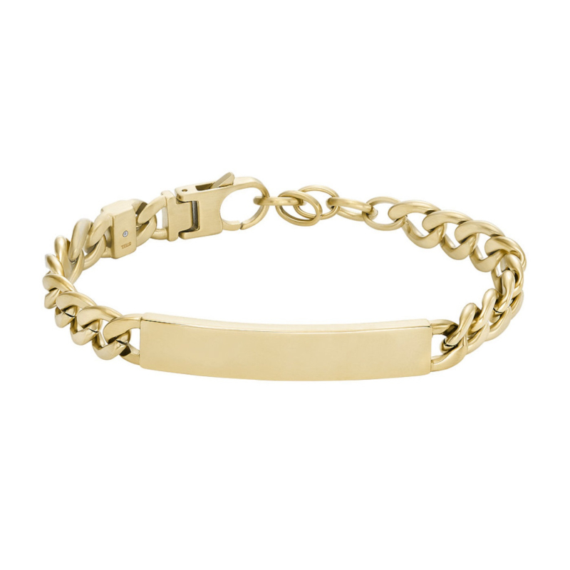 Moderní pozlacený náramek z oceli JF04465710 Fossil Moderní pozlacený náramek z oceli JF04465710 Fossil