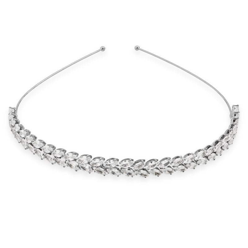 Slušivá čelenka do vlasů s krystaly Troli