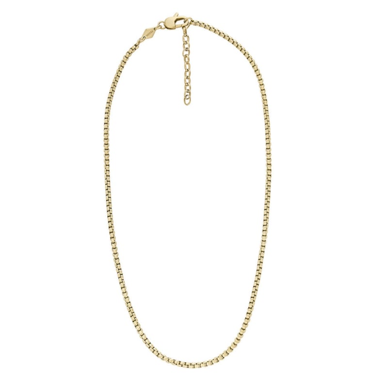 Elegantní pozlacený náhrdelník JF04504710 Fossil Elegantní pozlacený náhrdelník JF04504710 Fossil