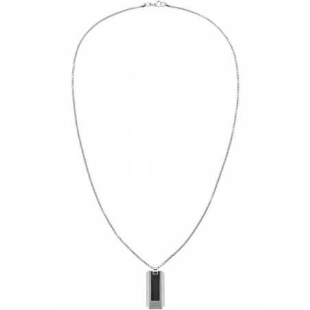 Elegantní ocelový náhrdelník s vojenskou známkou 2790354 Tommy Hilfiger