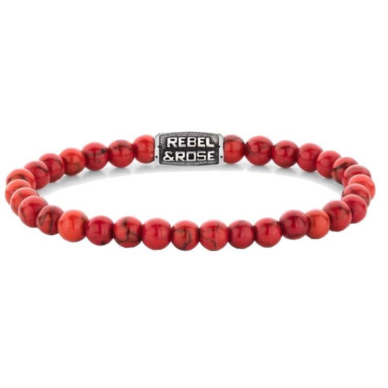 Korálkový náramek Red Delight Vintage RR-60118-V Rebel&Rose / Rozměr: 20 cm - L+