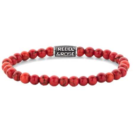 Korálkový náramek Red Delight Vintage RR-60118-V Rebel&Rose / Rozměr: 20 cm - L+
