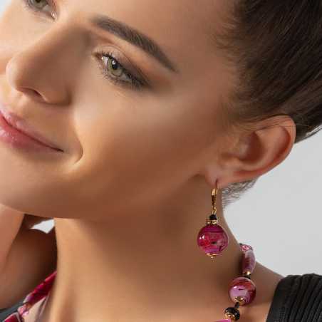 Unikátní náušnice Berrylicious Gem s 24karátovým zlatem v perlách Lampglas ERO15 Lampglas