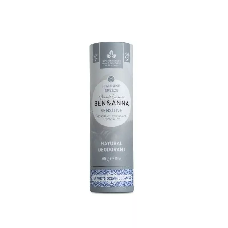 Tuhý deodorant sensitive horský vánek Ben & Anna - 60 g Tuhý deodorant sensitive horský vánek Ben & Anna - 60 g