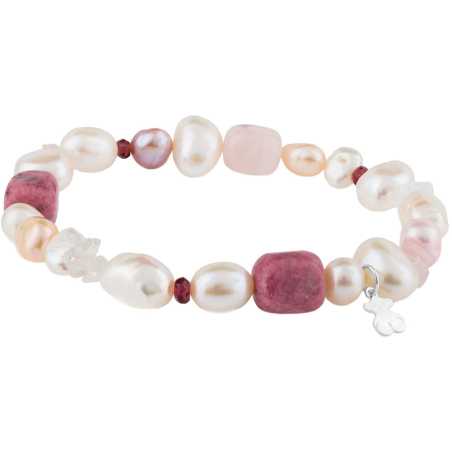 Náramek z pravých perel s medvídkem 913031560 Tous