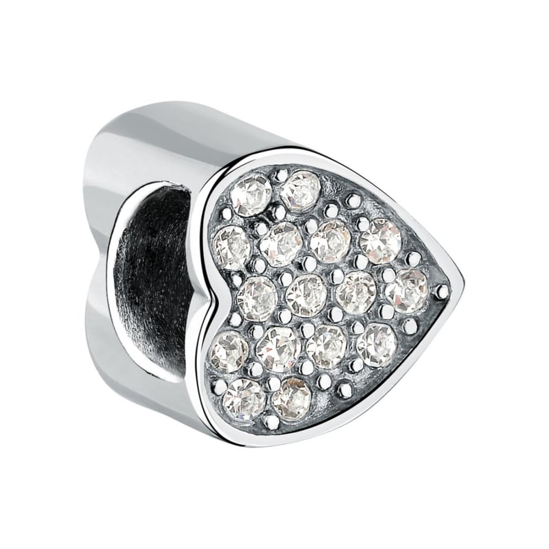 Ocelový přívěsek Srdíčko s krystaly Drops SCZ1301 Morellato