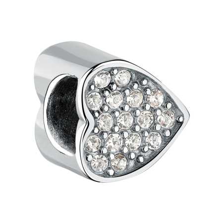 Ocelový přívěsek Srdíčko s krystaly Drops SCZ1301 Morellato