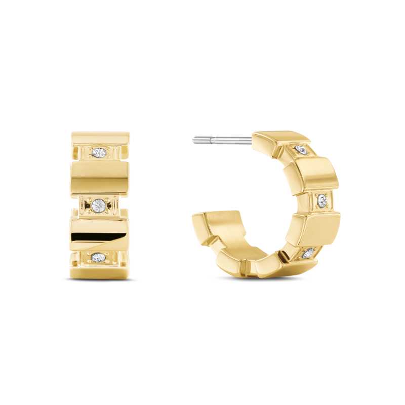 Nádherné pozlacené kruhy s krystaly 2780778 Tommy Hilfiger Nádherné pozlacené kruhy s krystaly 2780778 Tommy Hilfiger