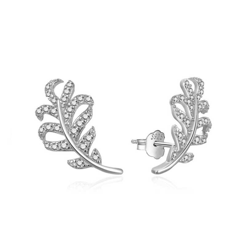 Třpytivé podélné náušnice s kubickými zirkony E0003043 Moiss Třpytivé podélné náušnice s kubickými zirkony E0003043 Moiss