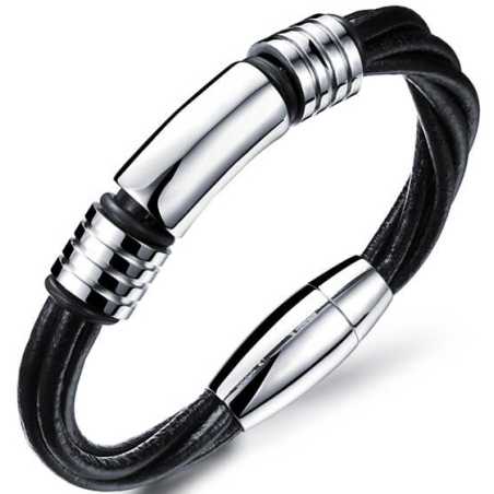 Slušivý kožený náramek Leather Troli