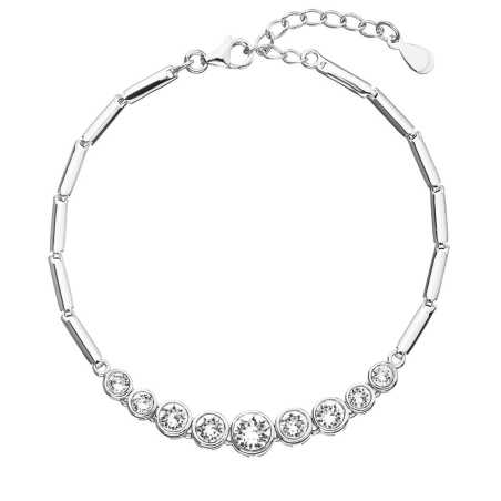 Stříbrný náramek s krystaly Swarovski 33111.1 Evolution Group