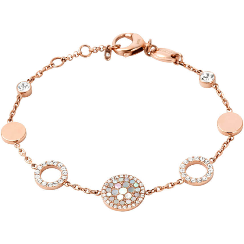 Něžný náramek v bronzové barvě JF01739791 Fossil Něžný náramek v bronzové barvě JF01739791 Fossil