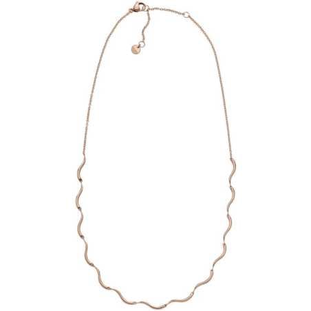 Nadčasový bronzový náhrdelník Wave SKJ1745791 Skagen