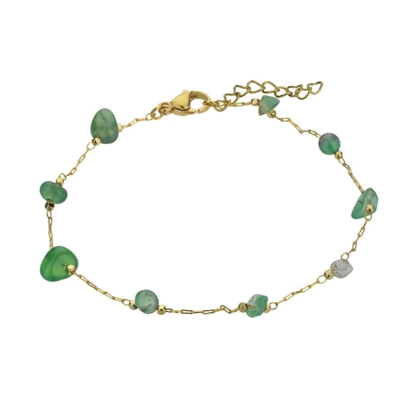 Slušivý pozlacený náramek s achátem EWB23022G Emily Westwood Slušivý pozlacený náramek s achátem EWB23022G Emily Westwood