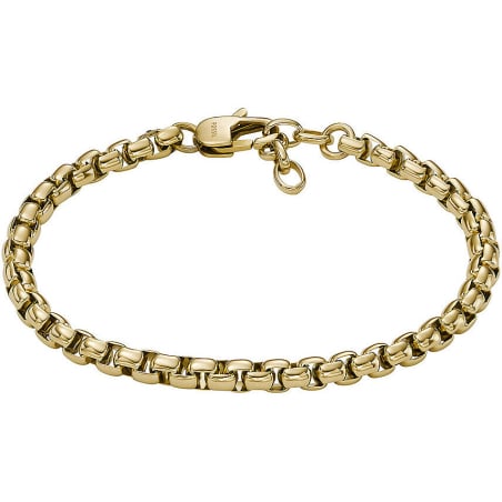 Stylový pánský pozlacený náramek JF04561710 Fossil