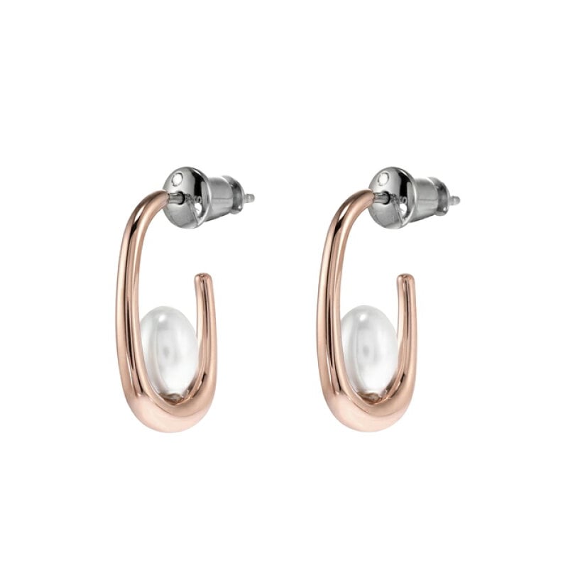 Půvabné pozlacené náušnice s pravými perlami Agnethe SKJ1747791 Skagen