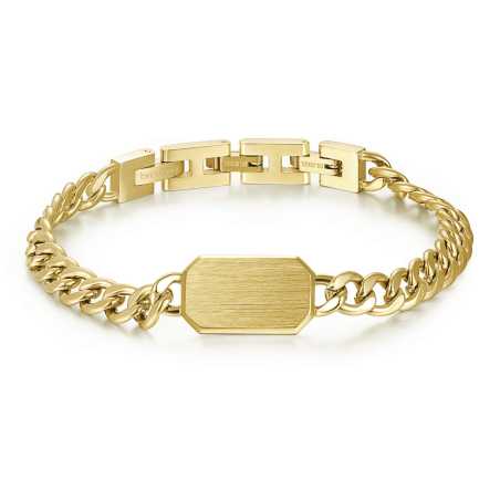 Módní pánský pozlacený náramek Ink BIK15 Brosway