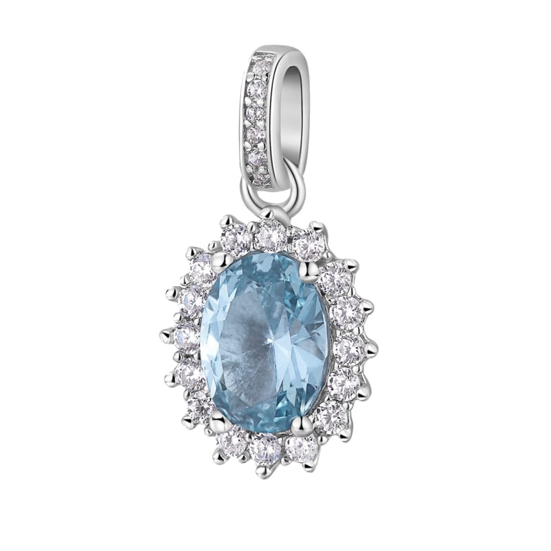 Elegantní stříbrný přívěsek Fancy Cloud Light Blue FCL15 Brosway