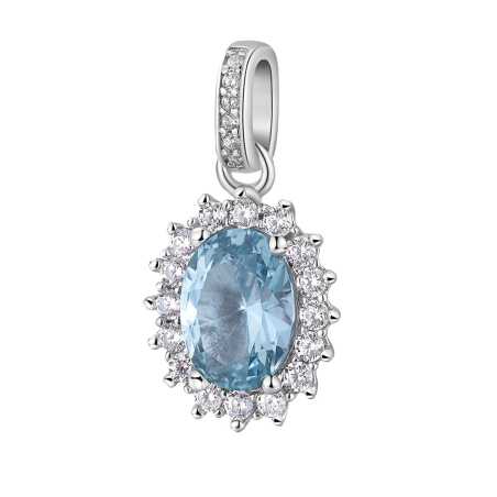 Elegantní stříbrný přívěsek Fancy Cloud Light Blue FCL15 Brosway