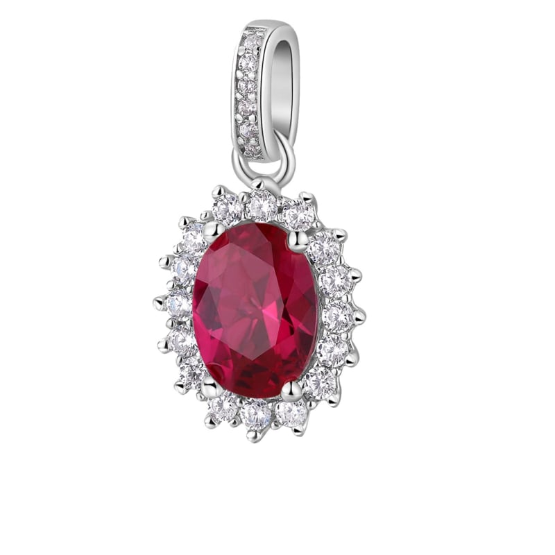 Elegantní stříbrný přívěsek Fancy Passion Ruby FPR13 Brosway
