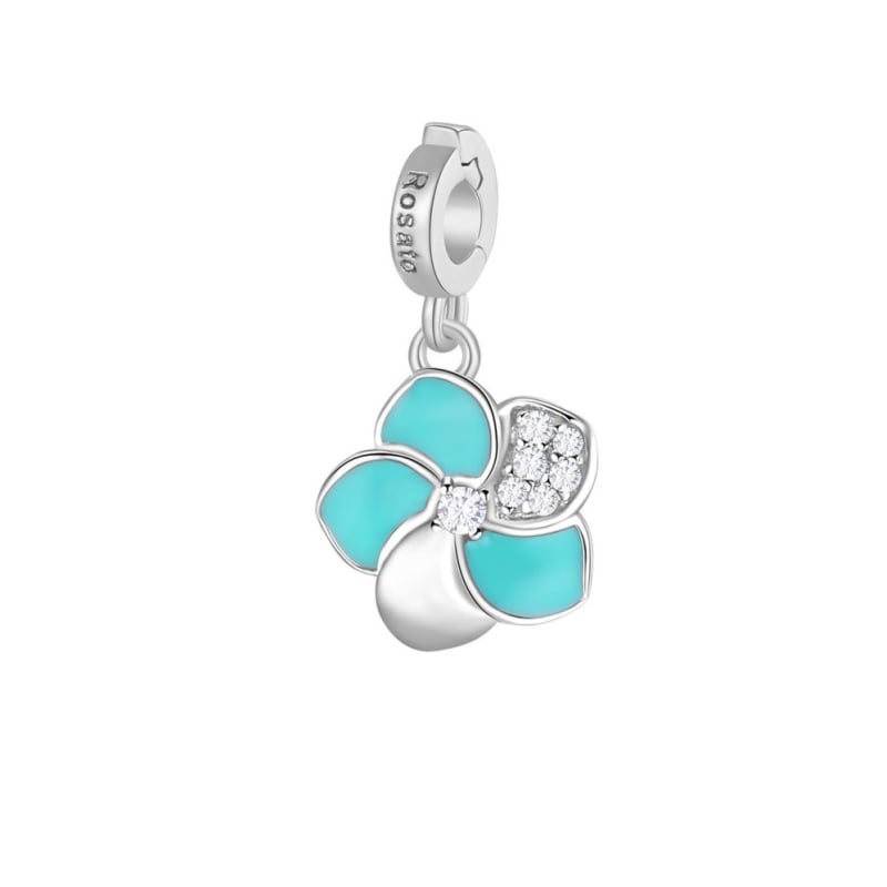 Krásný stříbrný přívěsek Květina Storie RZ191R Rosato