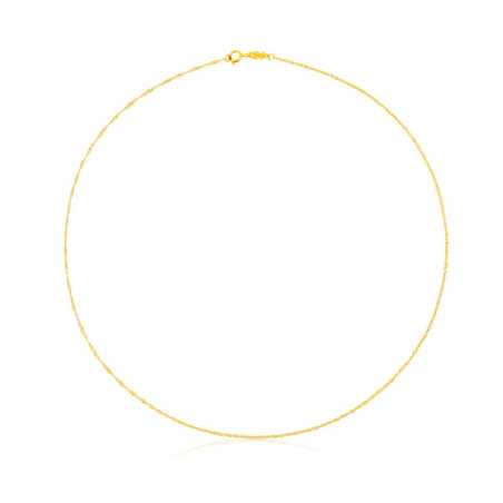 Originální zlatý řetízek Chains 614001880 Tous