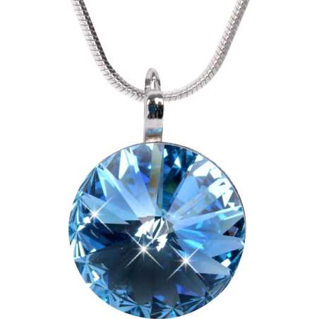 Elegantní náhrdelník Rivoli Aquamarine Levien