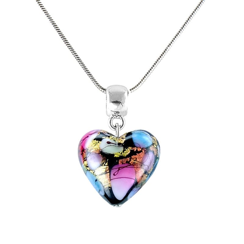 Nepřehlédnutelný náhrdelník Crazy Love s 24karátovým zlatem v perle Lampglas NLH21 Lampglas Nepřehlédnutelný náhrdelník Crazy Love s 24karátovým zlatem v perle Lampglas NLH21 Lampglas