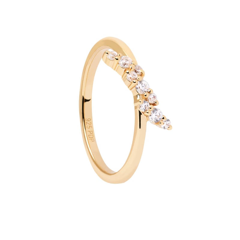 Originální pozlacený prsten se zirkony Natura Essentials AN01-886 Pdpaola / Obvod: 48 mm - 48 mm Originální pozlacený prsten se zirkony Natura Essentials AN01-886 Pdpaola / Obvod: 48 mm - 48 mm