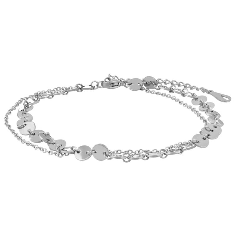 Penízkový řetízek na nohu z oceli Troli Penízkový řetízek na nohu z oceli Troli