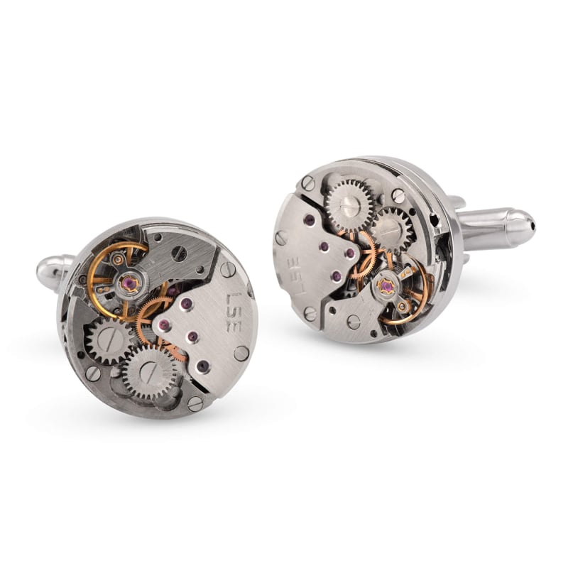 Módní manžetové knoflíčky hodinový stroj KS-218 Troli Módní manžetové knoflíčky hodinový stroj KS-218 Troli